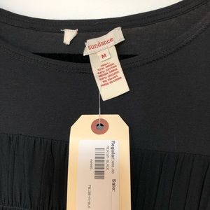 Sundance Tops - NWT Sundance chiffon layered black top M Sundance Tops - NWT Sundance chiffon layered black top M